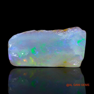 Natural Fire Opal Gemstone 4.00 Cts Loose Fancy Rough From Australia 13x10x6 mm RF-341