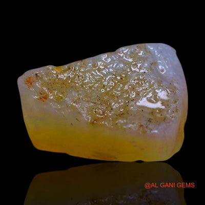 Natural Fire Opal Gemstone 4.00 Cts Loose Fancy Rough From Australia 13x10x6 mm RF-341