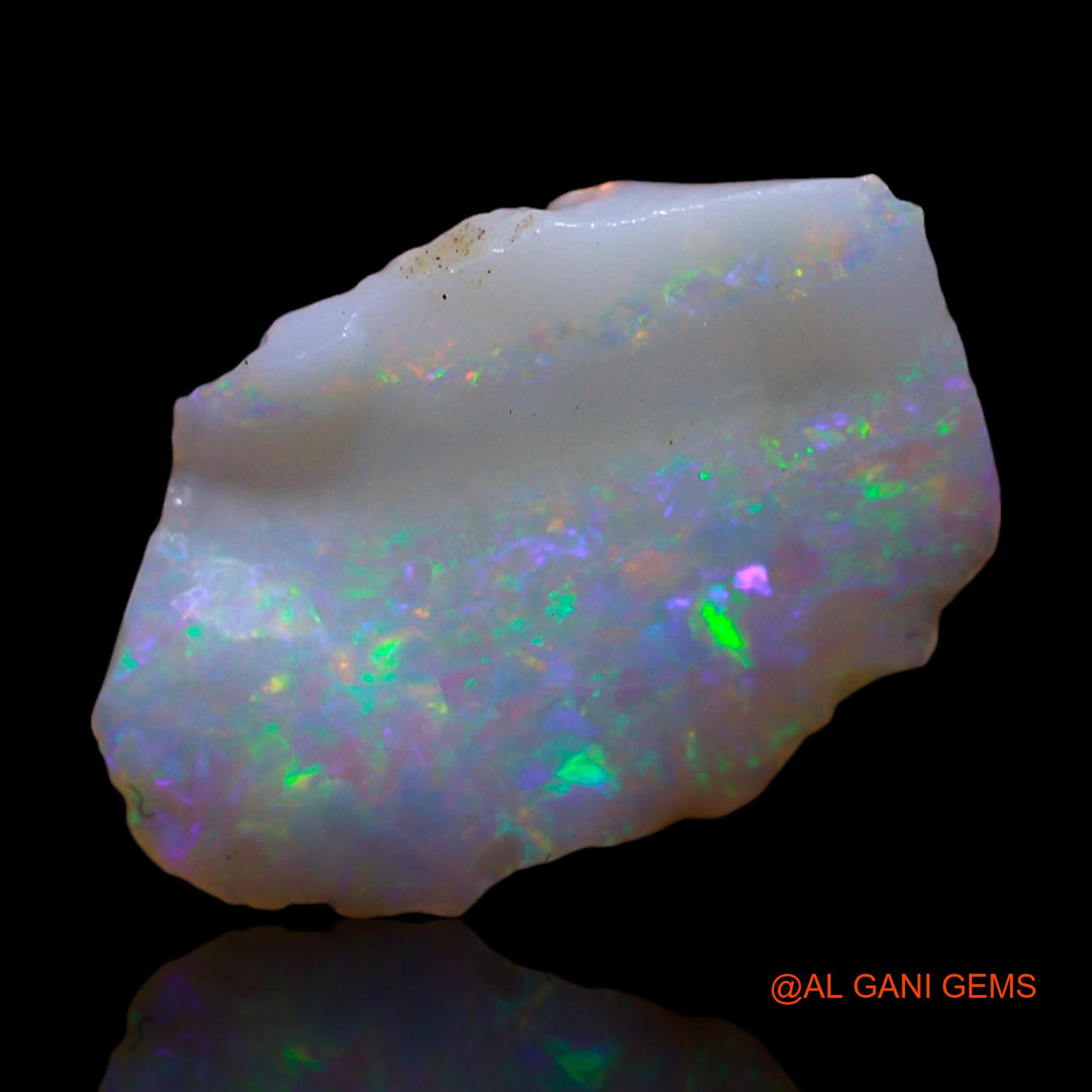 2.00 Cts Natural Australian Fire Opal Loose Gemstone Fancy Rough 15x10x2 mm RF-342