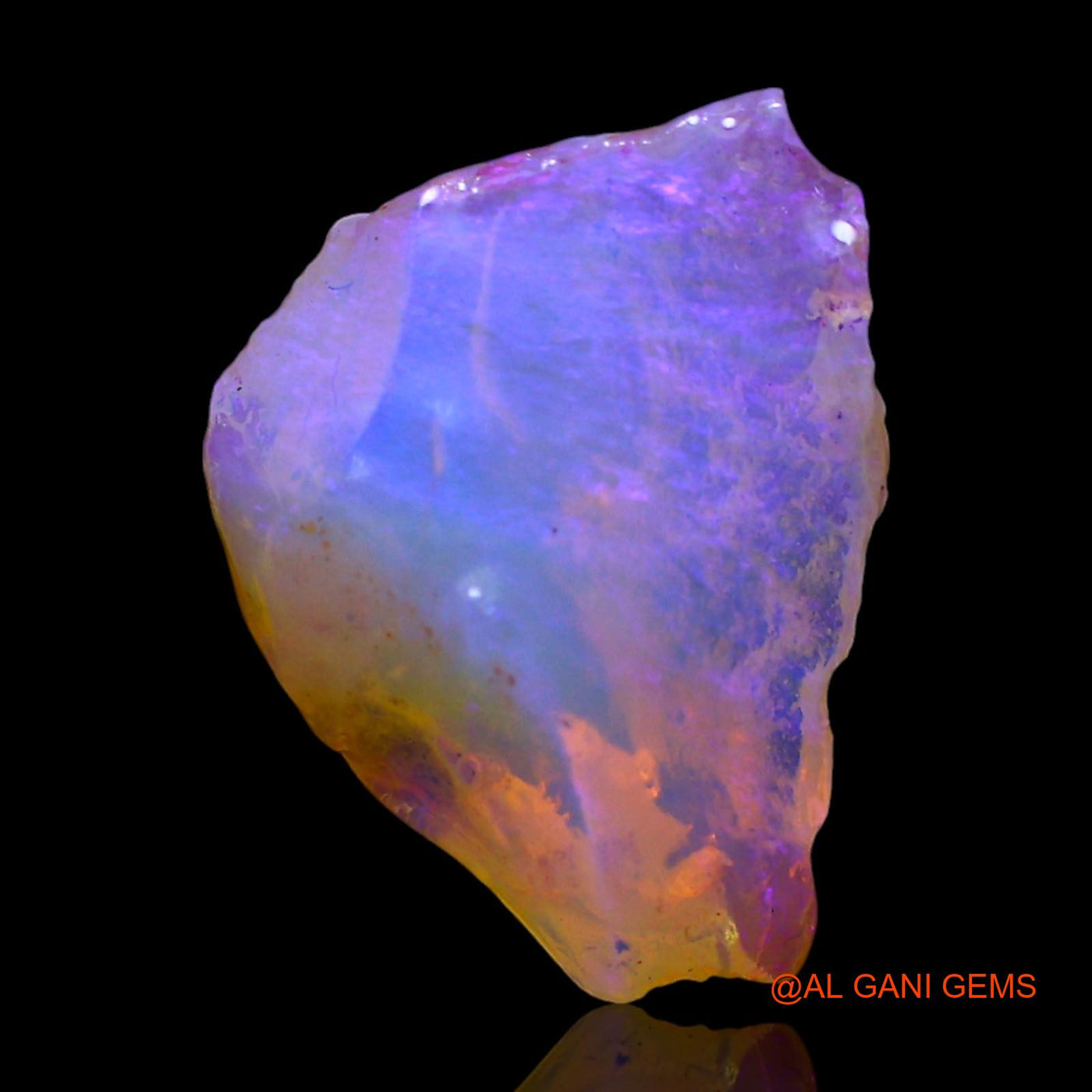 3.00 Cts Natural Australian Fire Opal Loose Gemstone Fancy Rough 14x11x6 mm RF-344