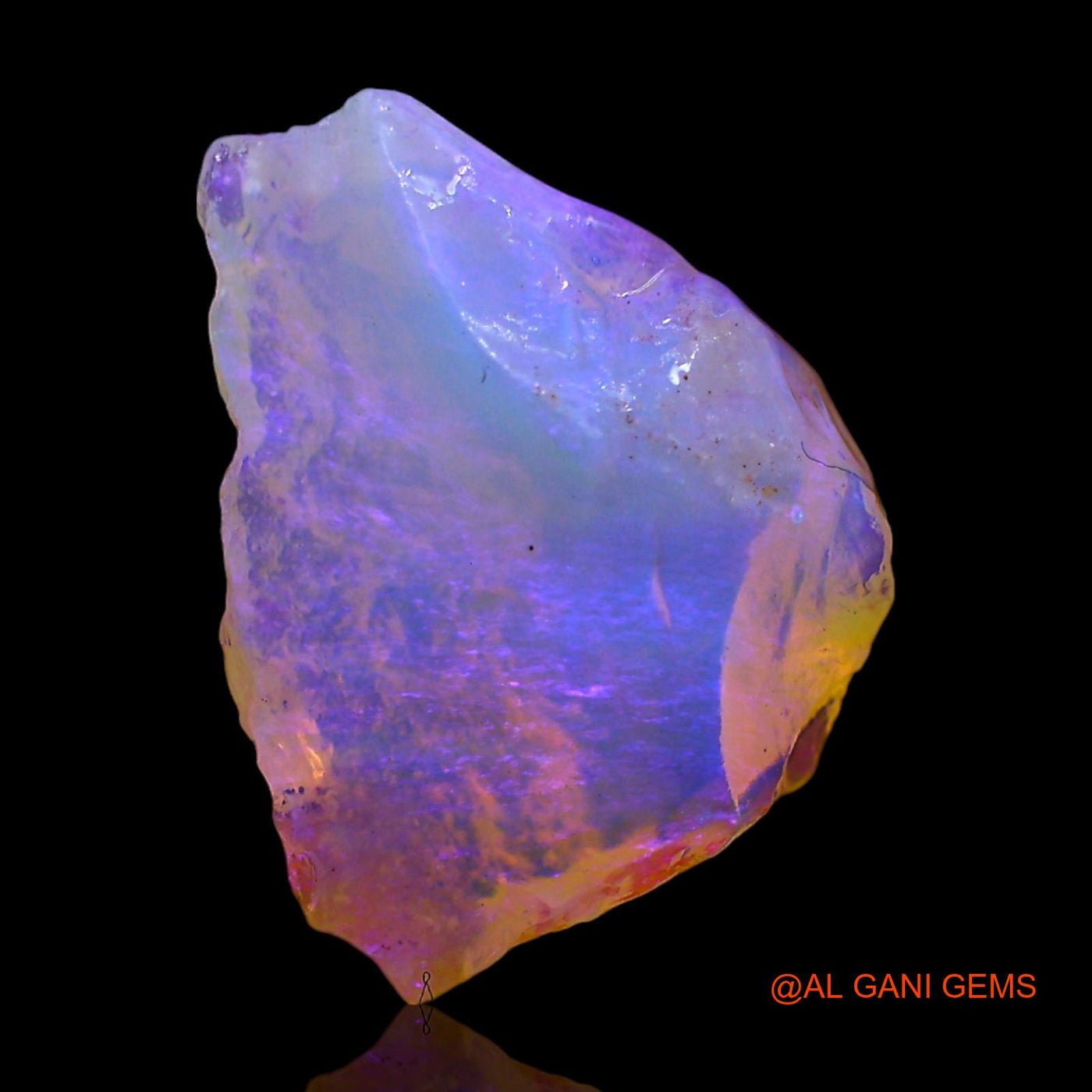 3.00 Cts Natural Australian Fire Opal Loose Gemstone Fancy Rough 14x11x6 mm RF-344