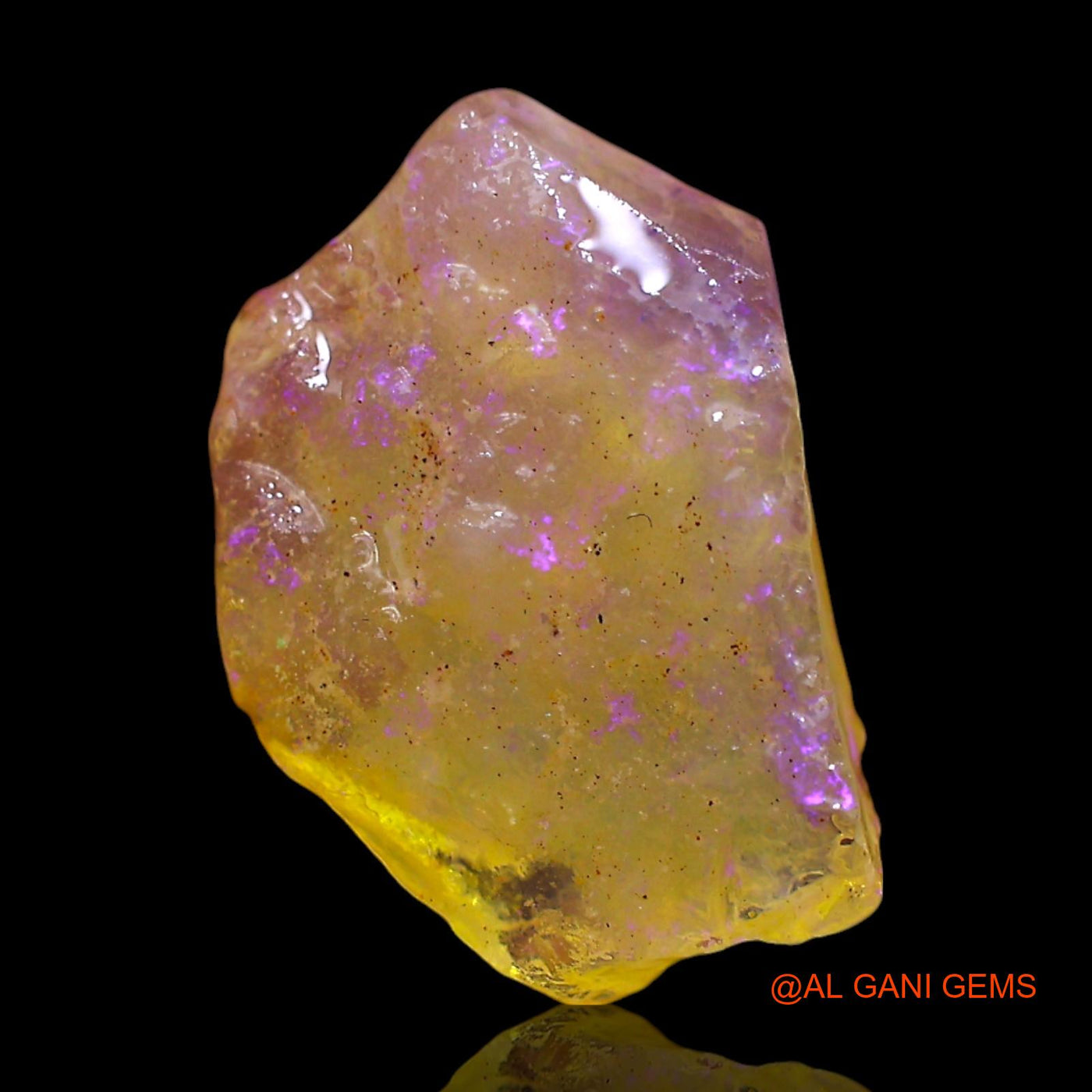 3.00 Cts Natural Australian Fire Opal Loose Gemstone Fancy Rough 14x10x4 mm RF-345