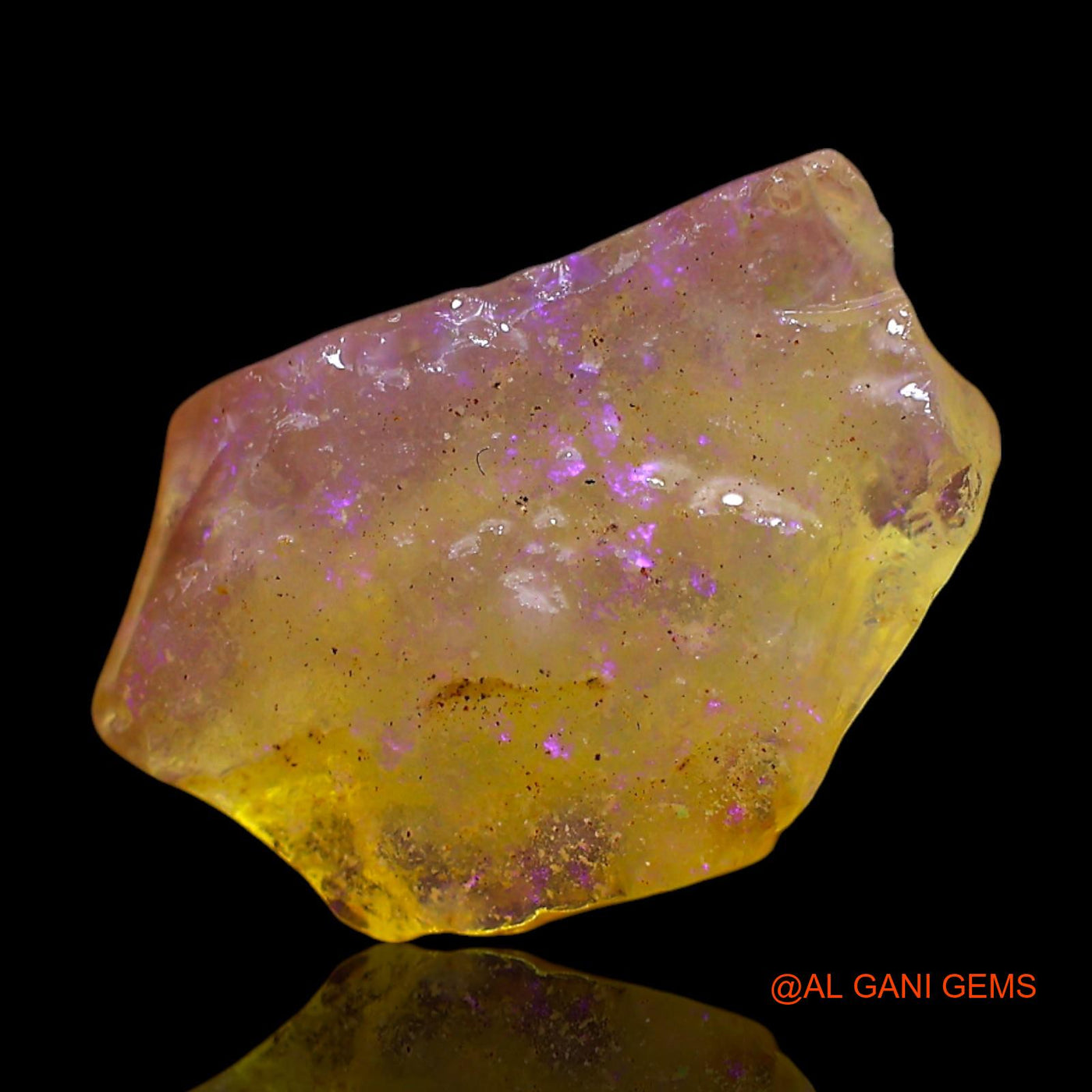 3.00 Cts Natural Australian Fire Opal Loose Gemstone Fancy Rough 14x10x4 mm RF-345