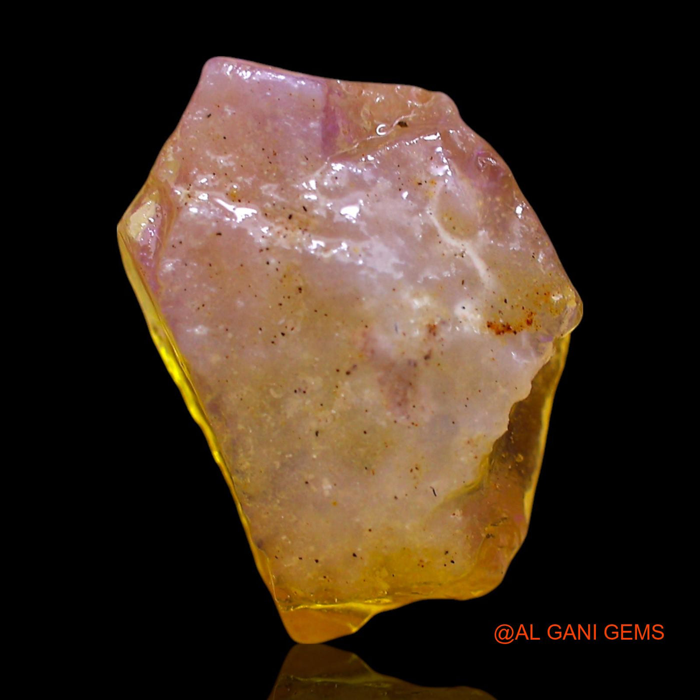 3.00 Cts Natural Australian Fire Opal Loose Gemstone Fancy Rough 14x10x4 mm RF-345