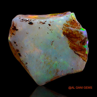4.00 Cts Natural Australian Fire Opal Loose Gemstone Fancy Rough 12x11x4 mm RF-354