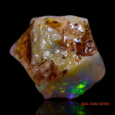4.00 Cts Natural Australian Fire Opal Loose Gemstone Fancy Rough 12x11x4 mm RF-354