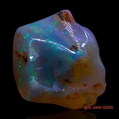 Natural Untreated Fire Opal Loose Gemstone Fancy Rough From Australia 4.00 Cts 12x10x6 mm RF-355