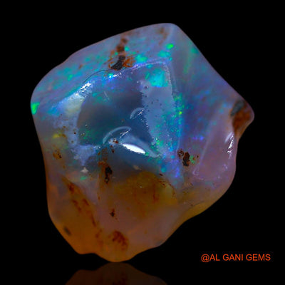 Natural Untreated Fire Opal Loose Gemstone Fancy Rough From Australia 4.00 Cts 12x10x6 mm RF-355