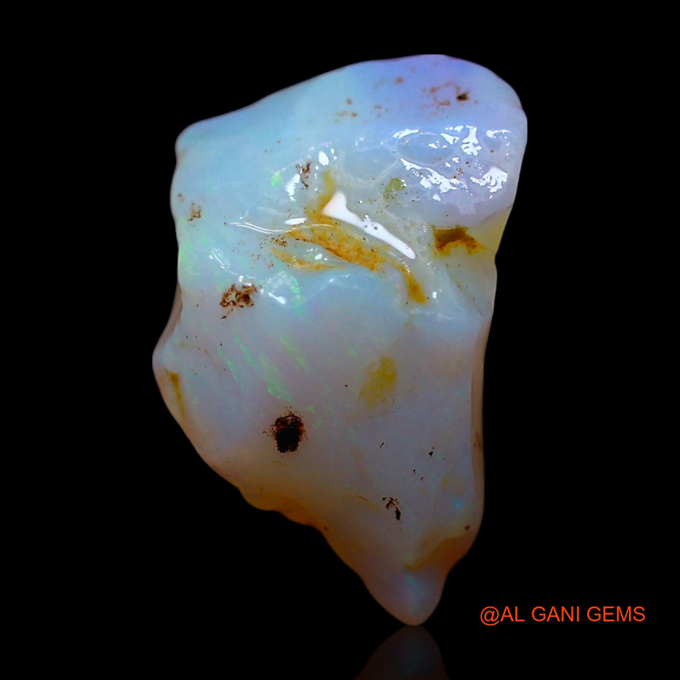 5.00 Cts Unheated Australian Fire Opal Loose Gemstone Fancy Rough Natural 14x9x8 mm RF-356