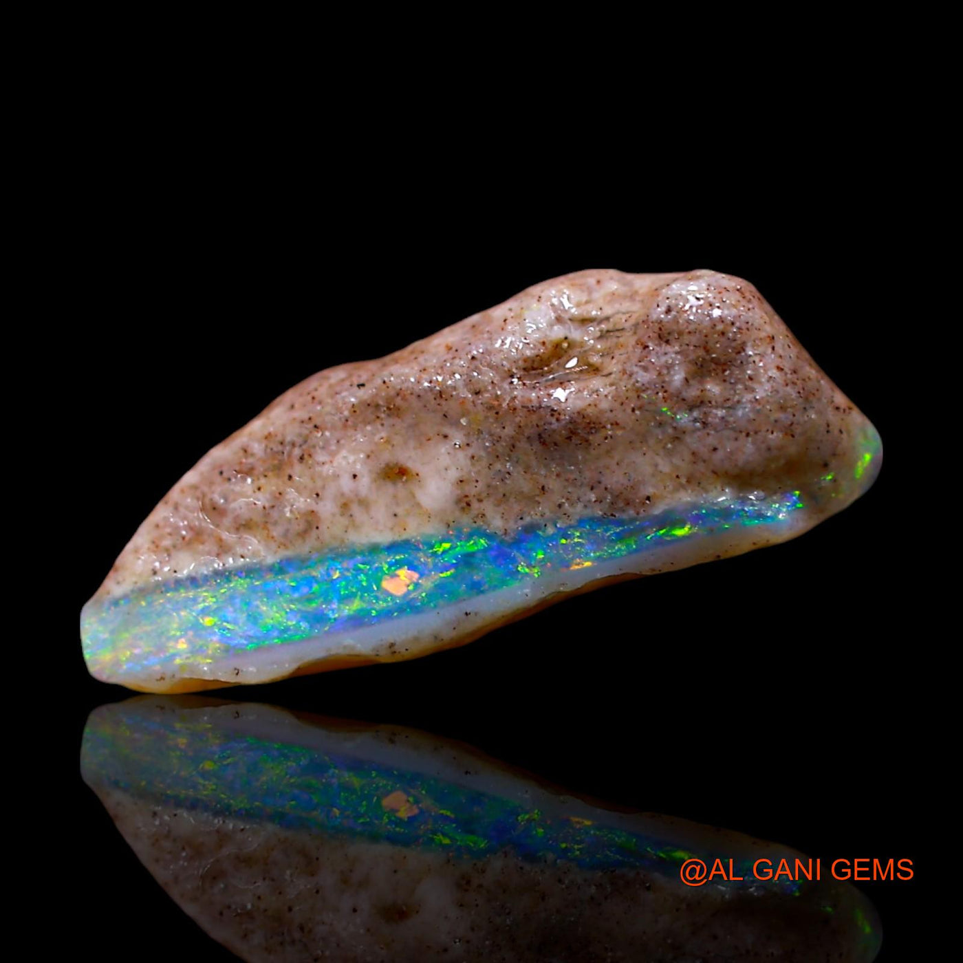 3.00 Cts Natural Australian Fire Opal Loose Gemstone Fancy Rough 15x9x5 mm RF-357