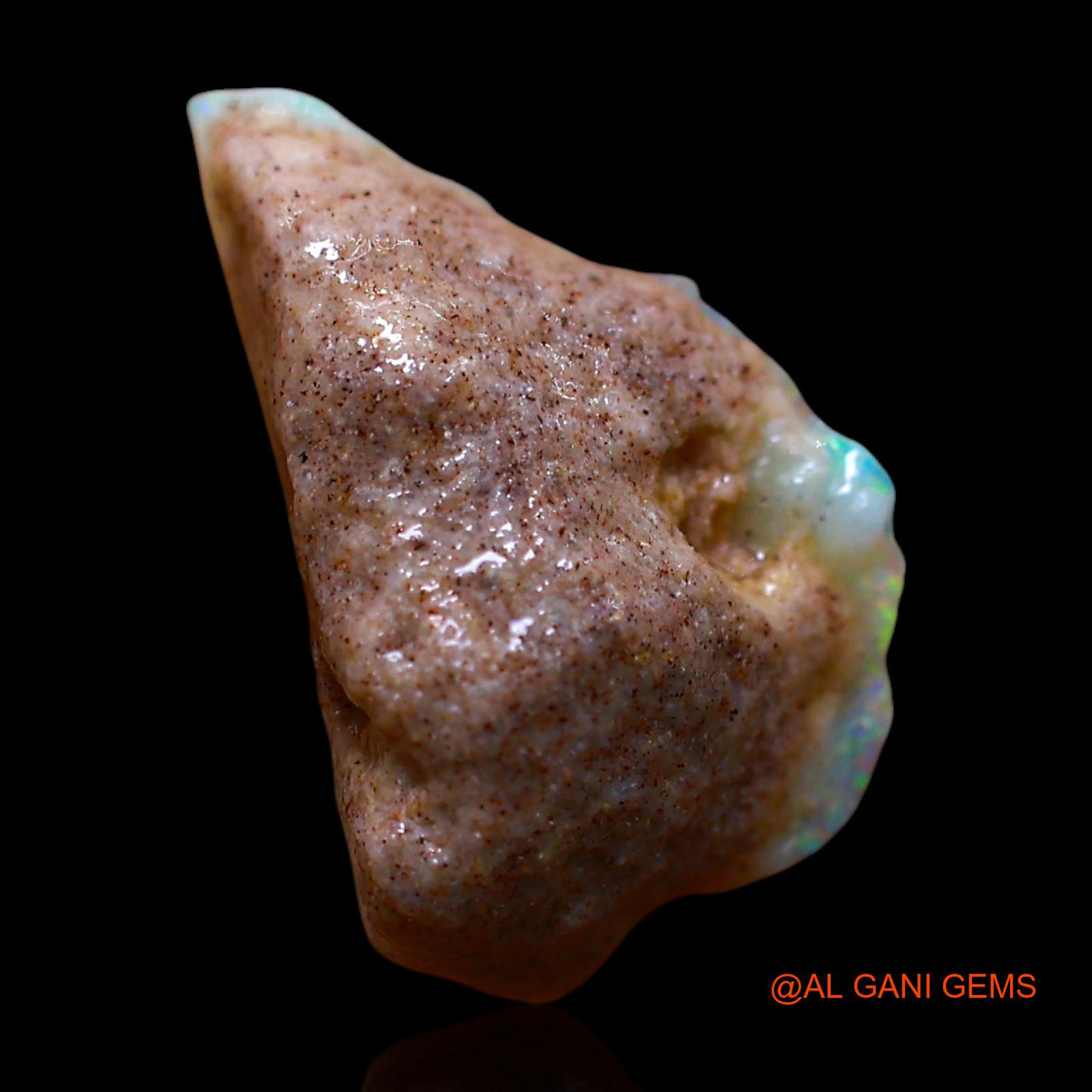 3.00 Cts Natural Australian Fire Opal Loose Gemstone Fancy Rough 15x9x5 mm RF-357