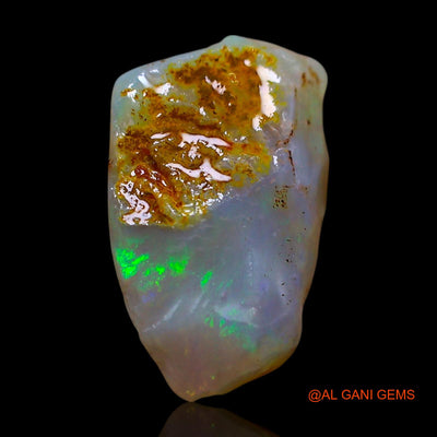 Natural Untreated Fire Opal Loose Gemstone Fancy Rough From Australia 4.00 Cts 14x8x6 mm RF-358
