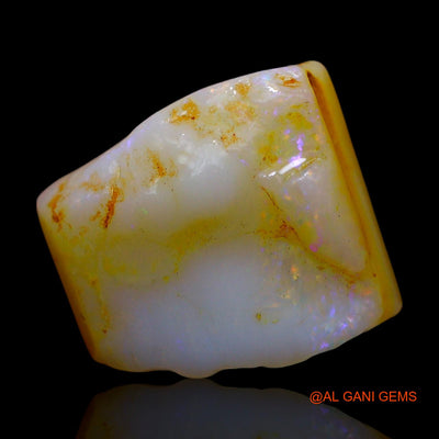 4.00 Cts Natural Australian Fire Opal Fancy Rough Loose Gemstone For Jewelry 12x10x5 mm RF-359