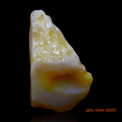 Natural Untreated Fire Opal Loose Gemstone Fancy Rough From Australia 6.00 Cts 18x10x7 mm RF-35