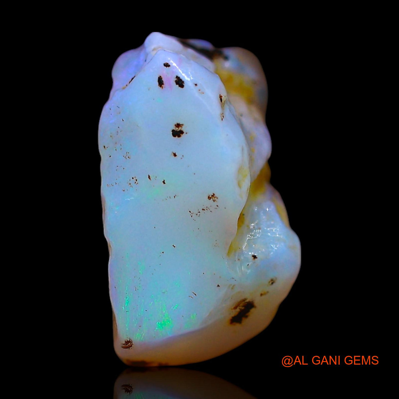 Natural Untreated Fire Opal Loose Gemstone Fancy Rough From Australia 5.00 Cts 13x10x7 mm RF-360