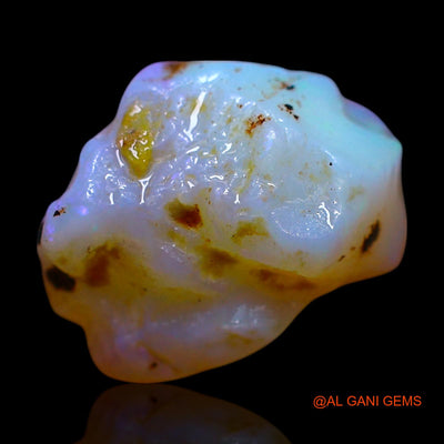 Natural Untreated Fire Opal Loose Gemstone Fancy Rough From Australia 5.00 Cts 13x10x7 mm RF-360