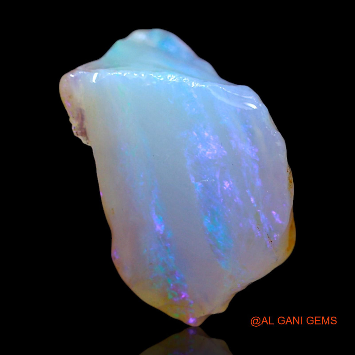 4.00 Cts Natural Australian Fire Opal Loose Gemstone Fancy Rough 11x11x7 mm RF-361