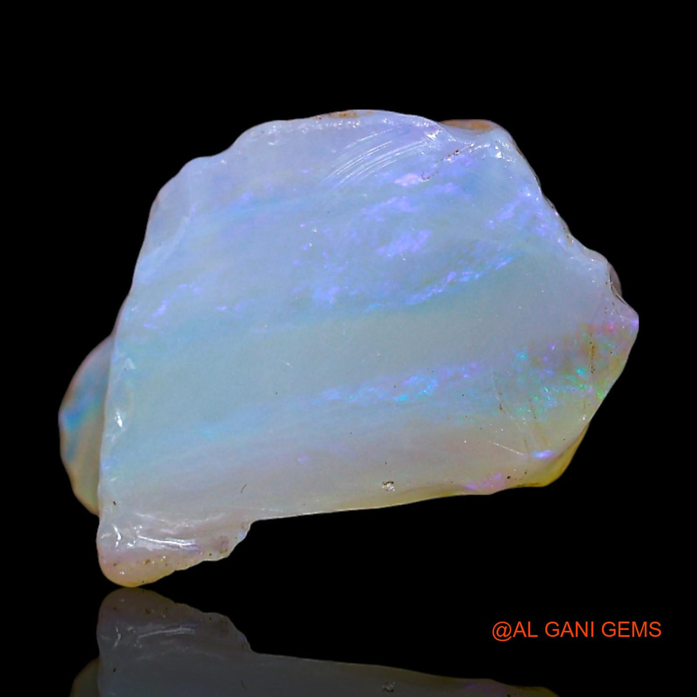 4.00 Cts Natural Australian Fire Opal Loose Gemstone Fancy Rough 11x11x7 mm RF-361