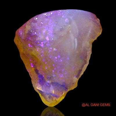 Natural Untreated Fire Opal Loose Gemstone Fancy Rough From Australia 3.00 Cts 12x12x5 mm RF-362