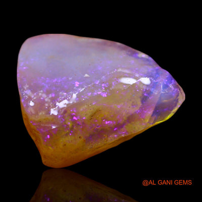 Natural Untreated Fire Opal Loose Gemstone Fancy Rough From Australia 3.00 Cts 12x12x5 mm RF-362