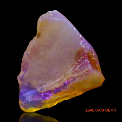 Natural Untreated Fire Opal Loose Gemstone Fancy Rough From Australia 3.00 Cts 12x12x5 mm RF-362