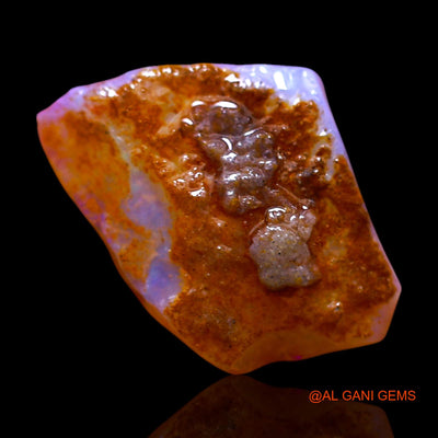 2.80 Cts Natural Australian Fire Opal Loose Gemstone Fancy Rough 11x11x3 mm RF-364