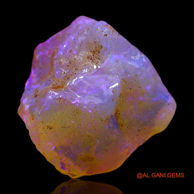 Natural Fire Opal Gemstone 2.80 Cts Loose Fancy Rough From Australia 12x12x5 mm RF-366