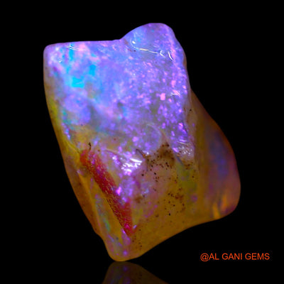 4.00 Cts Natural Australian Fire Opal Loose Gemstone Fancy Rough 11x11x6 mm RF-367