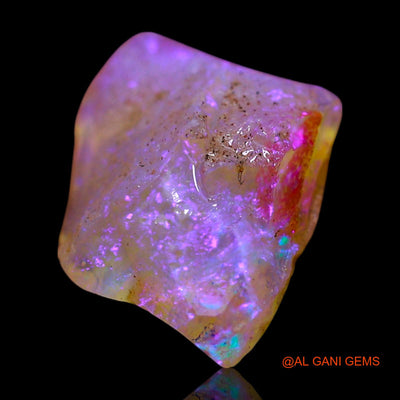 4.00 Cts Natural Australian Fire Opal Loose Gemstone Fancy Rough 11x11x6 mm RF-367