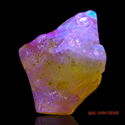 4.00 Cts Natural Australian Fire Opal Loose Gemstone Fancy Rough 11x11x6 mm RF-367