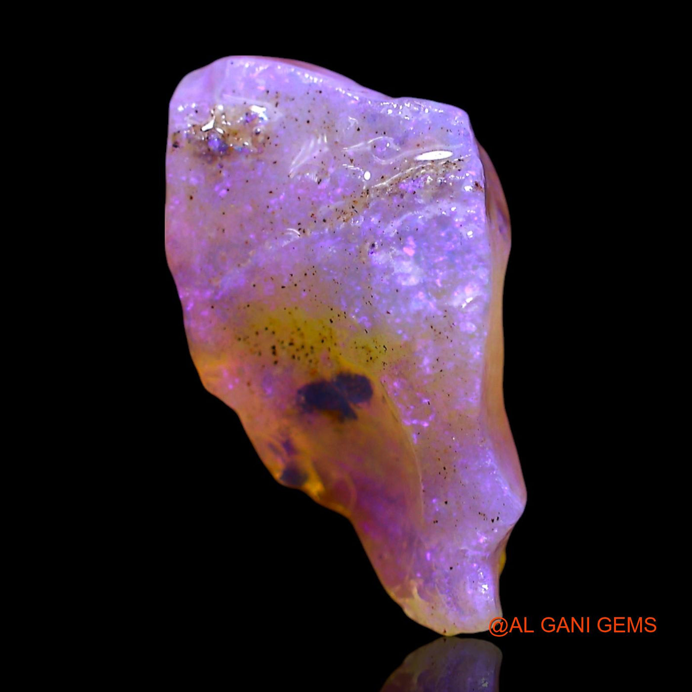 3.00 Cts Unheated Australian Fire Opal Loose Gemstone Fancy Rough Natural 14x8x5 mm RF-368
