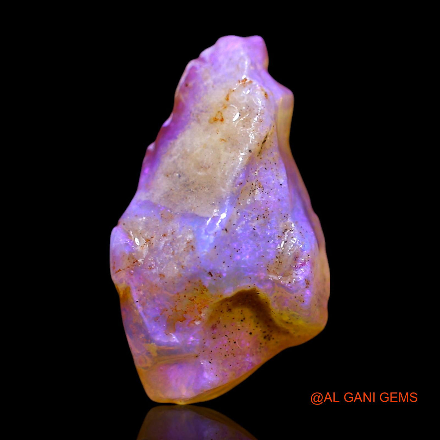 3.00 Cts Unheated Australian Fire Opal Loose Gemstone Fancy Rough Natural 14x8x5 mm RF-368