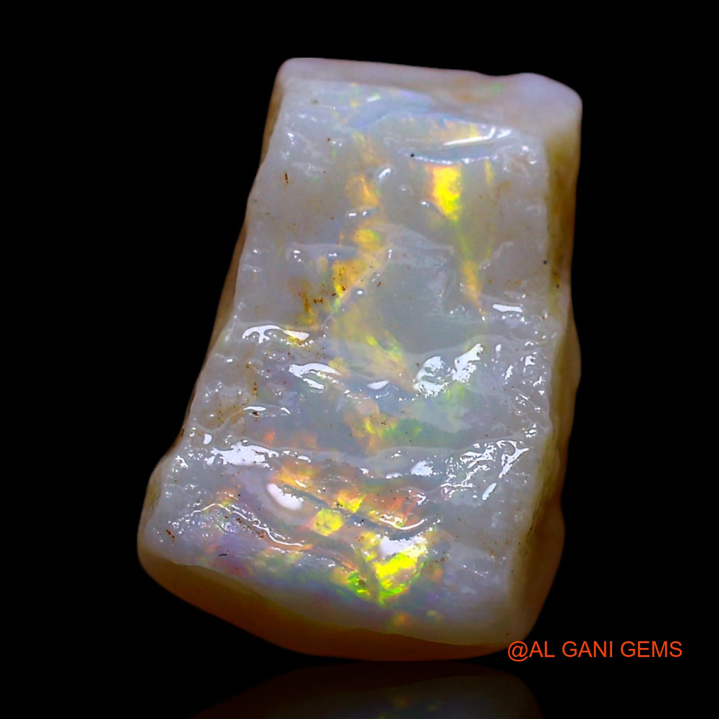 3.00 Cts Natural Australian Fire Opal Loose Gemstone Fancy Rough 12x8x5 mm RF-371