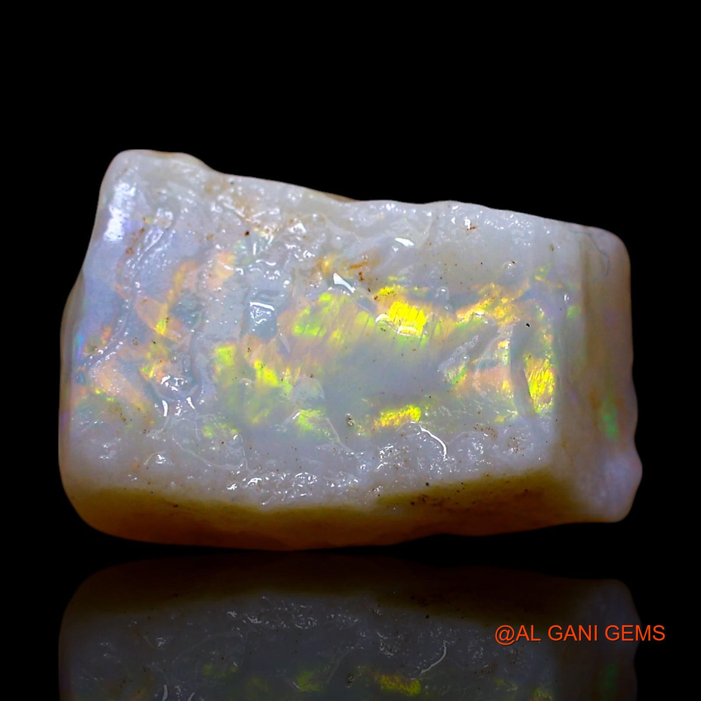 3.00 Cts Natural Australian Fire Opal Loose Gemstone Fancy Rough 12x8x5 mm RF-371