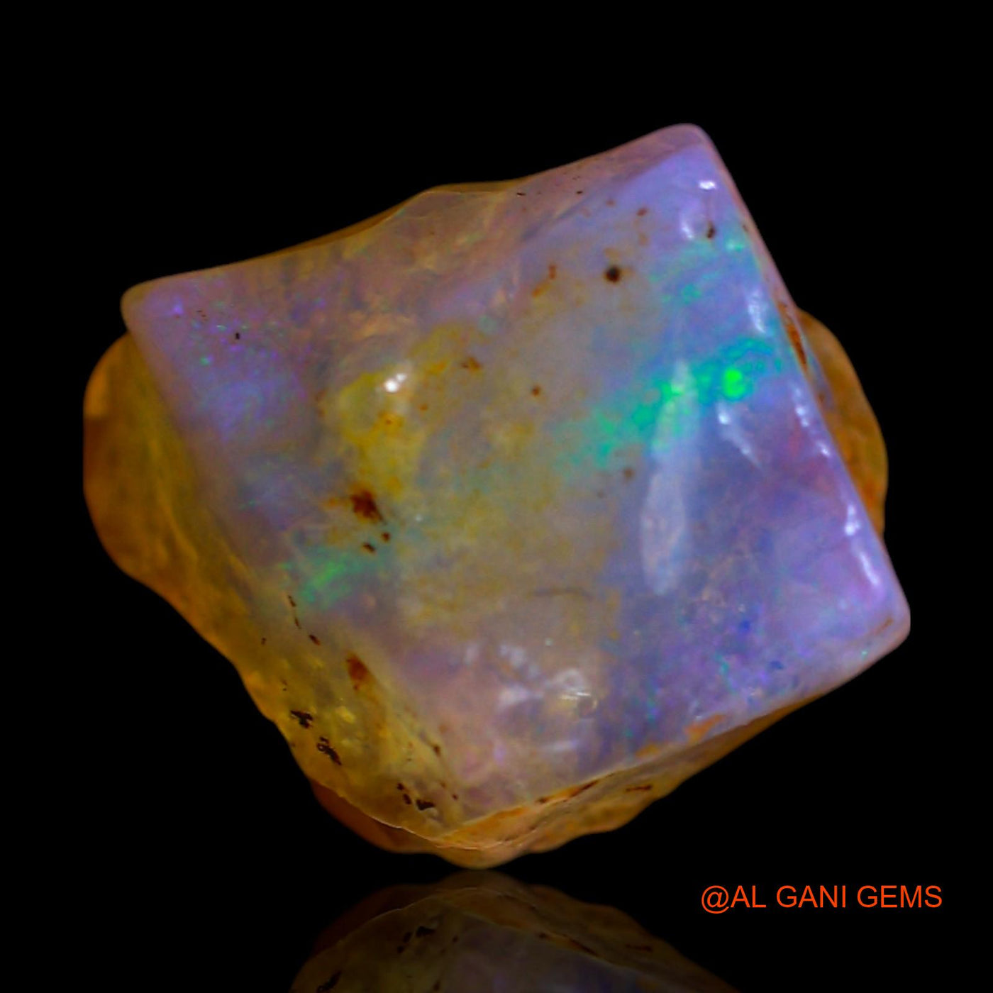 6.00 Cts Natural Australian Fire Opal Fancy Rough Loose Gemstone For Jewelry 11x10x9 mm RF-374
