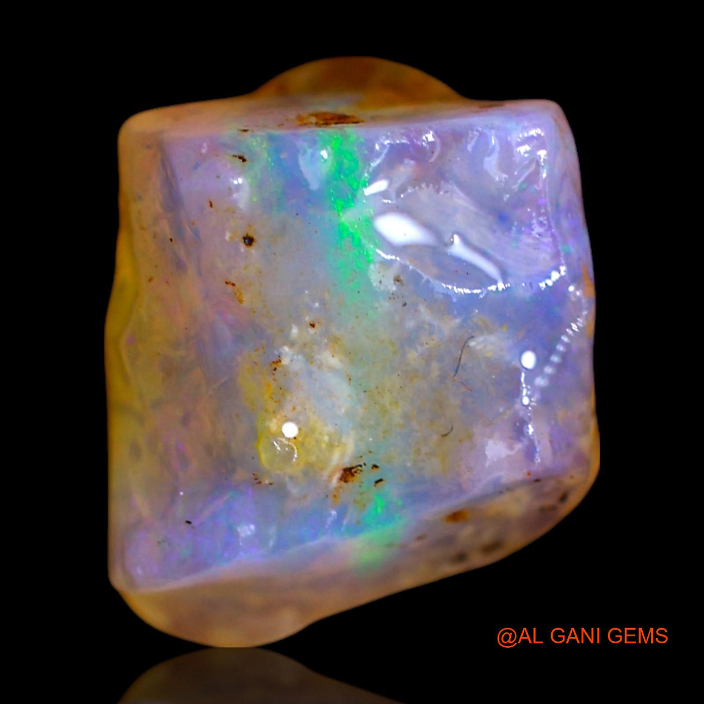 6.00 Cts Natural Australian Fire Opal Fancy Rough Loose Gemstone For Jewelry 11x10x9 mm RF-374