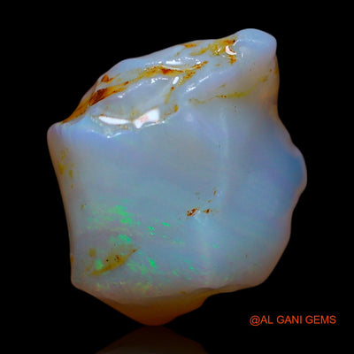 Natural Untreated Fire Opal Loose Gemstone Fancy Rough From Australia 5.00 Cts 11x11x6 mm RF-380