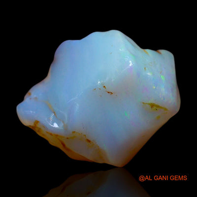 Natural Untreated Fire Opal Loose Gemstone Fancy Rough From Australia 5.00 Cts 11x11x6 mm RF-380