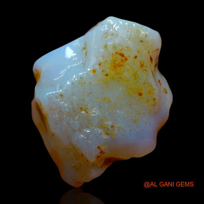 Natural Untreated Fire Opal Loose Gemstone Fancy Rough From Australia 5.00 Cts 11x11x6 mm RF-380