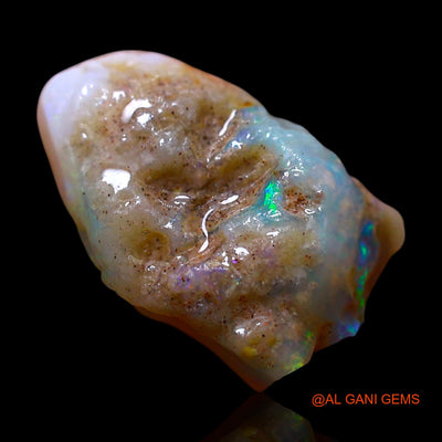 Natural Fire Opal Gemstone 3.50 Cts Loose Fancy Rough From Australia 13x9x7 mm RF-384