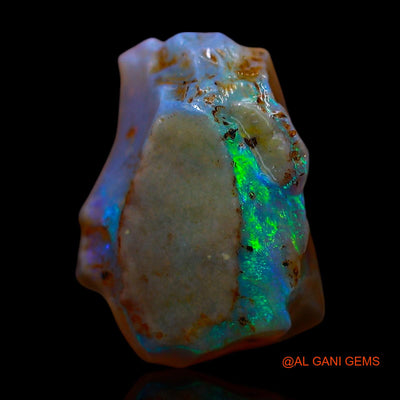 Natural Untreated Fire Opal Loose Gemstone Fancy Rough From Australia 3.50 Cts 13x9x6 mm RF-385