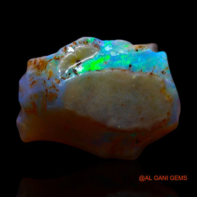 Natural Untreated Fire Opal Loose Gemstone Fancy Rough From Australia 3.50 Cts 13x9x6 mm RF-385