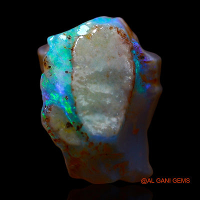 Natural Untreated Fire Opal Loose Gemstone Fancy Rough From Australia 3.50 Cts 13x9x6 mm RF-385