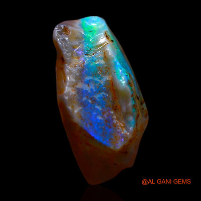 Natural Untreated Fire Opal Loose Gemstone Fancy Rough From Australia 3.50 Cts 13x9x6 mm RF-385