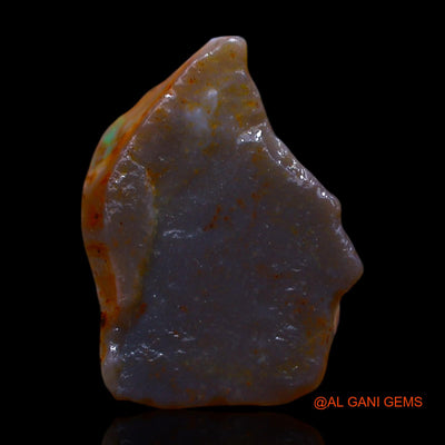 Natural Untreated Fire Opal Loose Gemstone Fancy Rough From Australia 3.50 Cts 13x9x6 mm RF-385