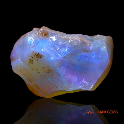Natural Untreated Fire Opal Loose Gemstone Fancy Rough From Australia 3.50 Cts 12x9x7 mm RF-386