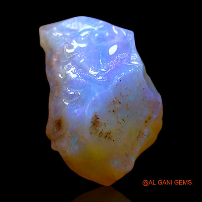 Natural Untreated Fire Opal Loose Gemstone Fancy Rough From Australia 3.50 Cts 12x9x7 mm RF-386