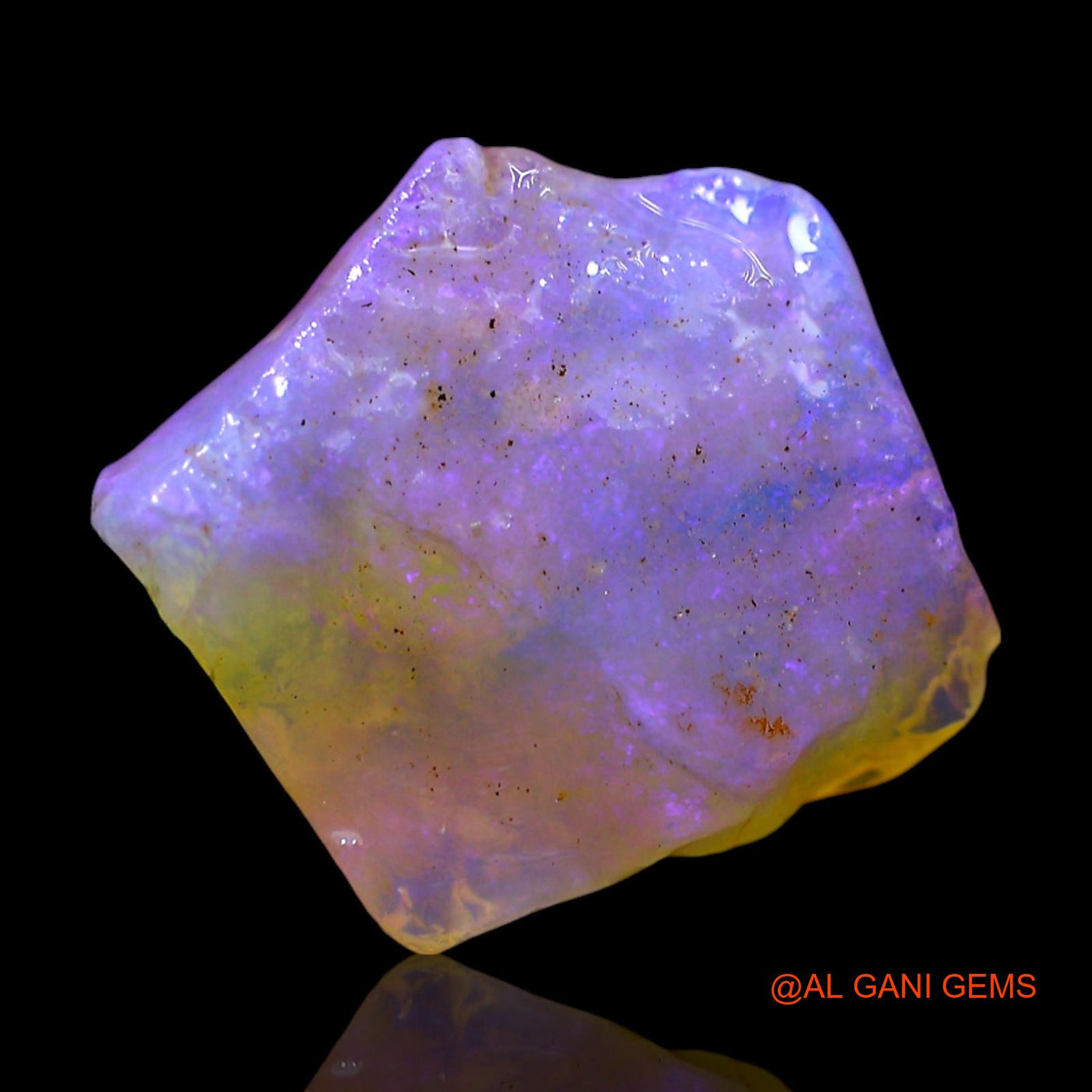 3.50 Cts Natural Australian Fire Opal Loose Gemstone Fancy Rough 11x11x5 mm RF-387