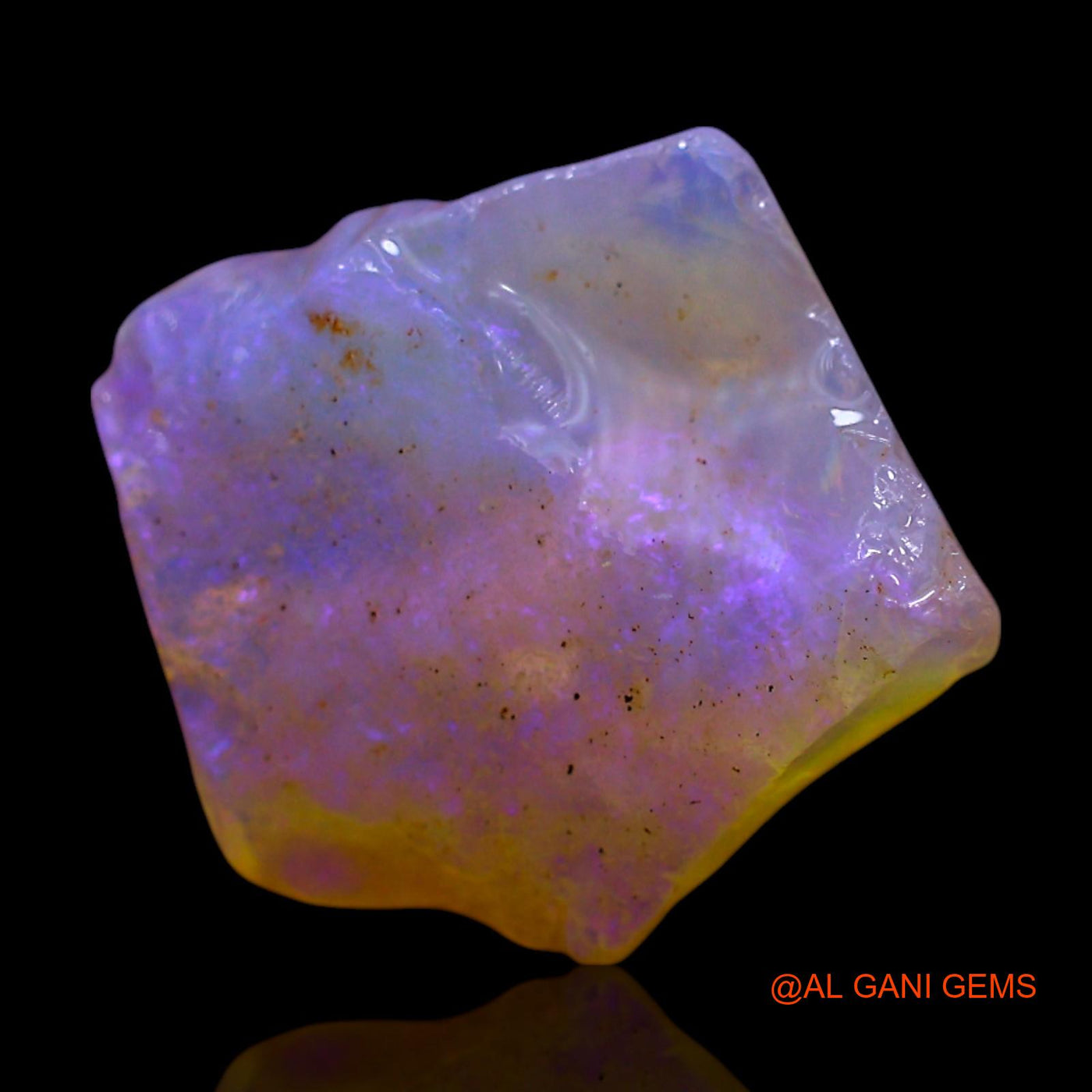 3.50 Cts Natural Australian Fire Opal Loose Gemstone Fancy Rough 11x11x5 mm RF-387