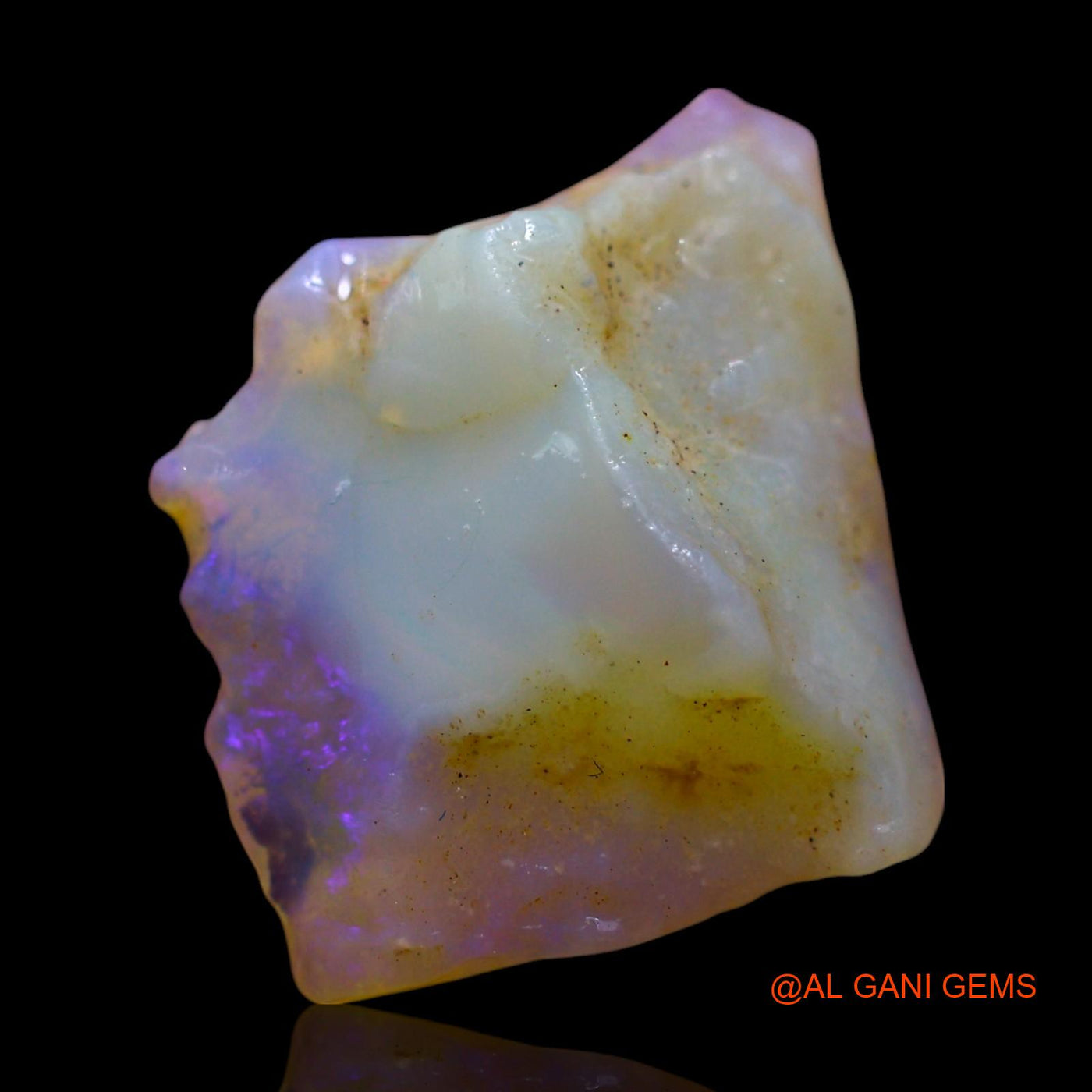 6.00 Cts Natural Australian Fire Opal Loose Gemstone Fancy Rough 13x12x6 mm RF-38